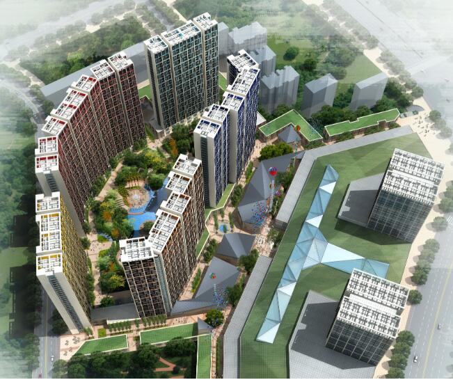 [湖北]武汉万达广场现代高层商住综合体设计文本(JPG+CA...-1