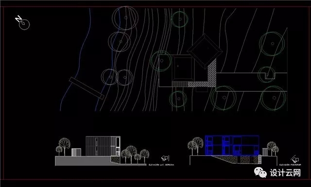 【费舍住宅】路易斯.康经典之作全套su模型cad图纸-8