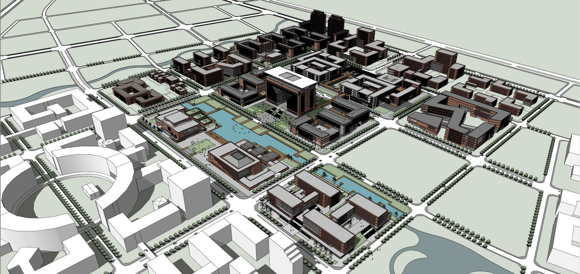 MY030西安交通大学 社会科学研究院+行政中心 红砖 同济-1