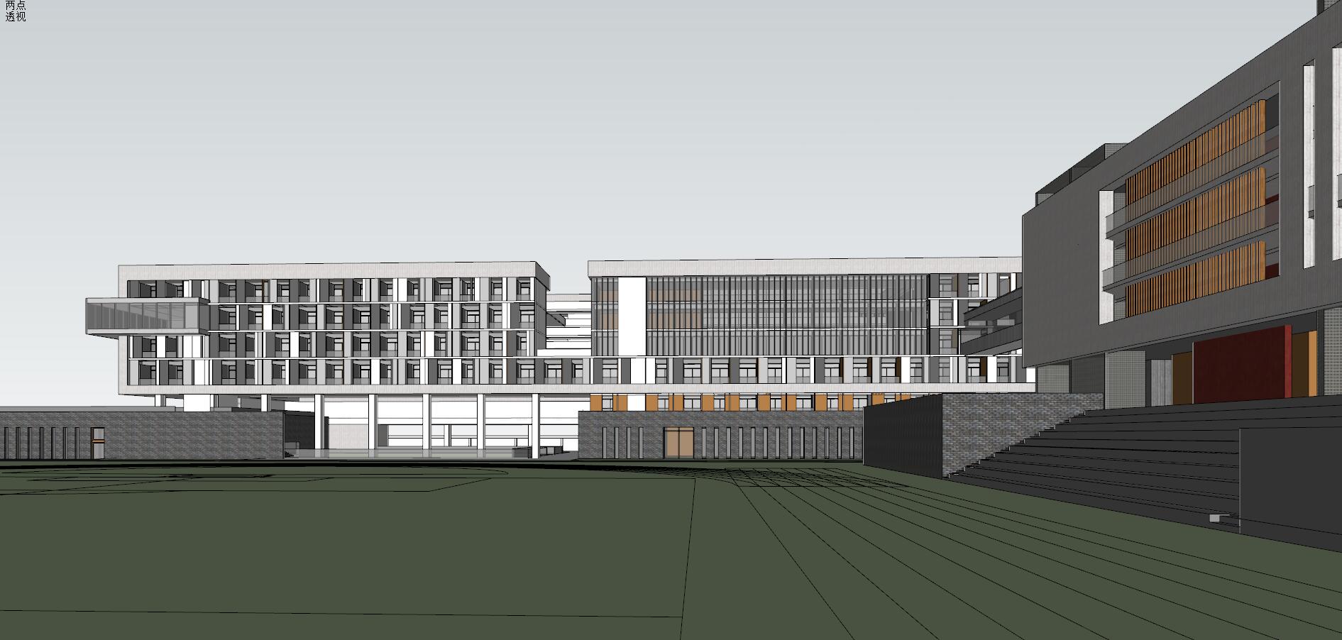 MY081徐州一中新城校区 孟建民作品 渲染调-5
