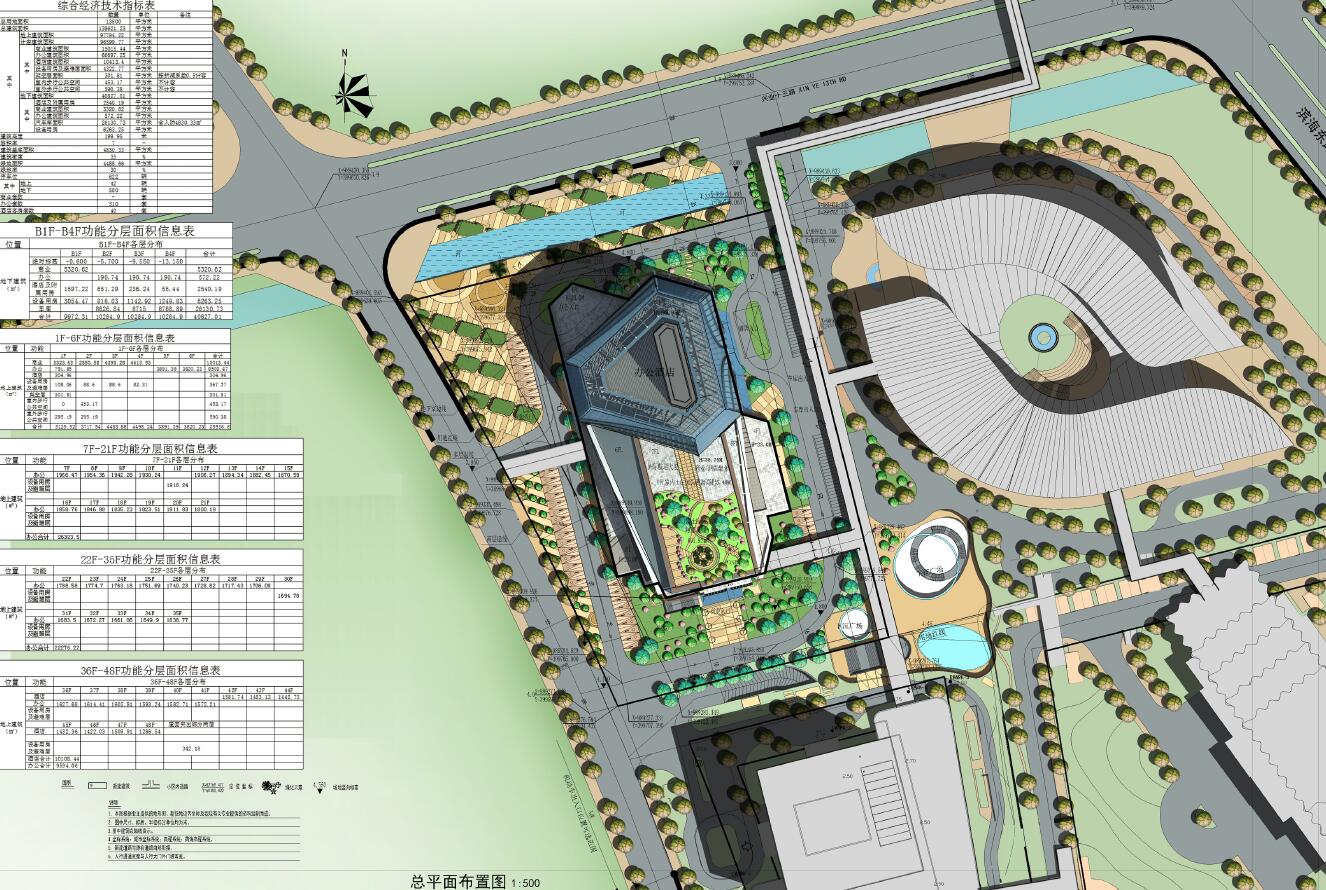 085 珠海横琴洲际航运中心建筑方案设计-3