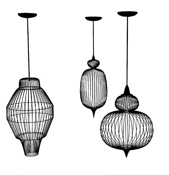 灯具SU模型一 (8)-1