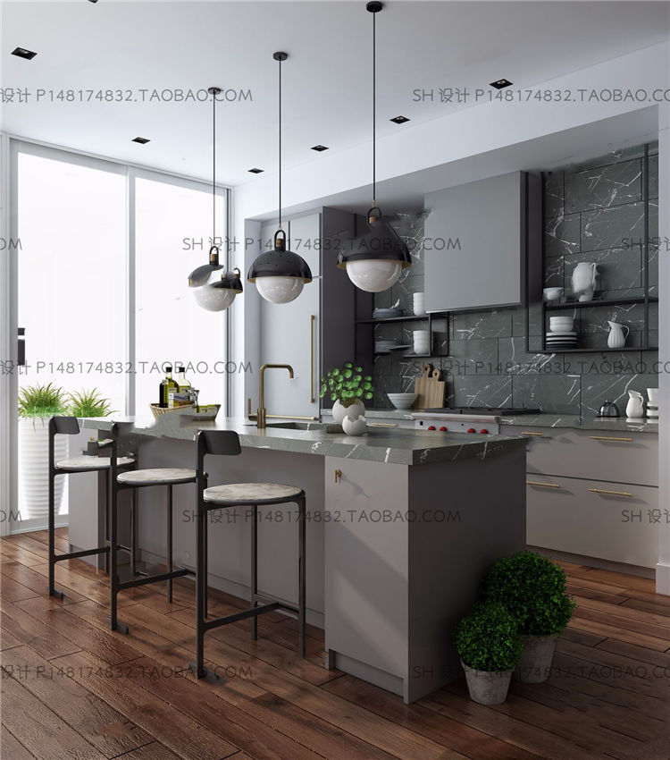 Croma Design多伦多尊贵现代气质厨房ID：225419.jpg