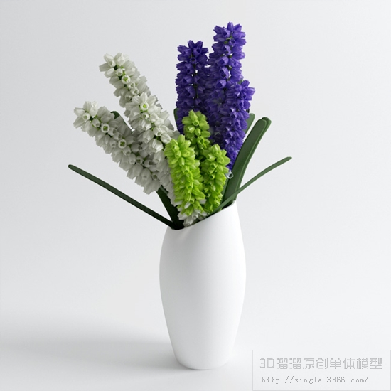 桌面花卉3Dmax模型 (6).jpg