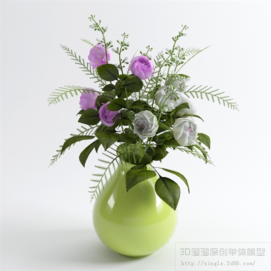 桌面花卉3Dmax模型 (8).jpg