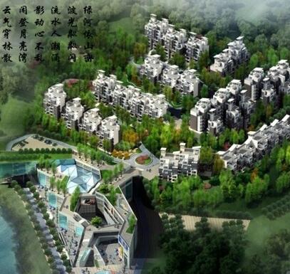 [重庆]某住宅区规划及单体设计方案文本（含CAD）-1