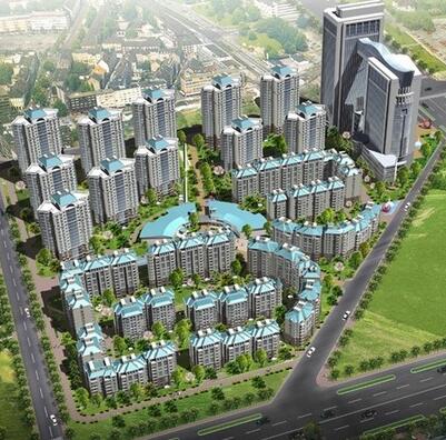 [西安]现代风格住宅区规划及单体设计方案文本-1
