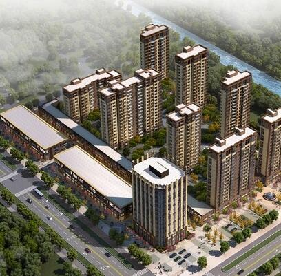 [江苏]新中式风格高层住宅区规划设计方案文本-1