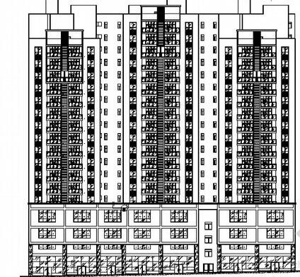 [平昌县]某十五层商住楼建筑施工图（含审图意见，建筑节...-1