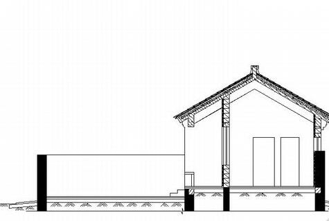 [北京]平谷某小型中式别墅建筑扩初图（78平方米、D型）-1