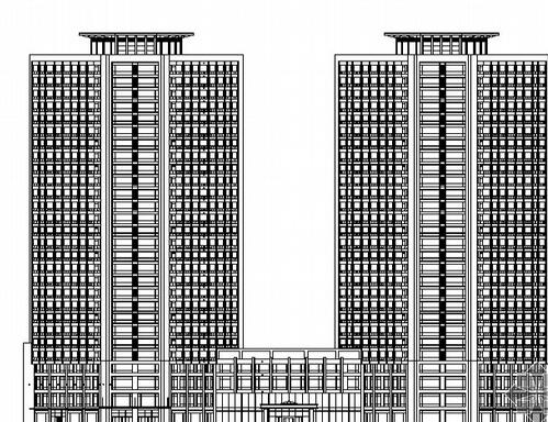 某现代小区住宅建筑方案设计（含效果图及户型平面）-1