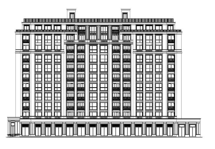 [广东]锦园华庭高层居住小区住宅楼及节点大样施工图（C...-1