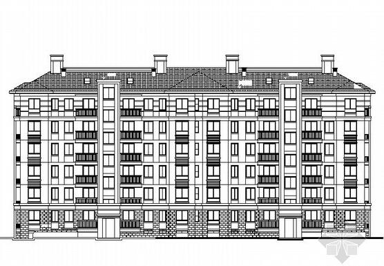 [安徽巢湖]某六层住宅楼建筑施工套图（7号）-1