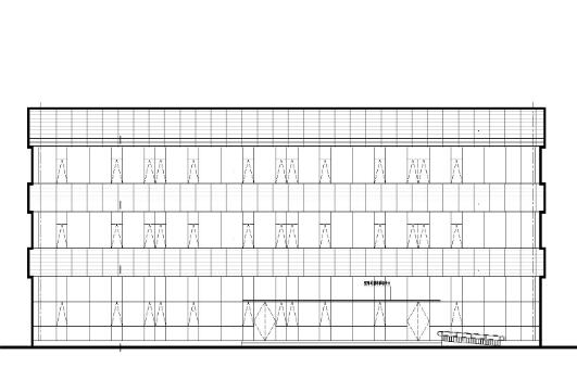 特大型企业医院辅助用房设计建筑施工图-1