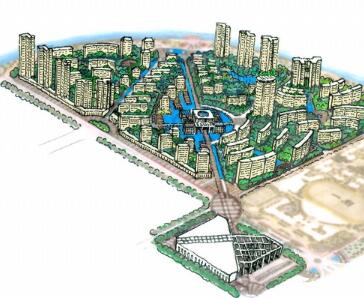 [珠海]某新城(城区规划)建筑方案文本-1