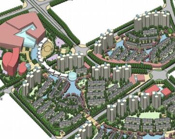 [重庆市]某综合项目地块总体规划（某知名设计院）-1