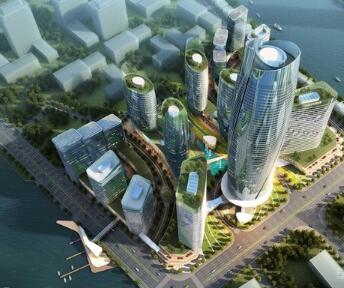 [广东]25层现代风格城市地标性城市综合体群建筑设计方案...-1