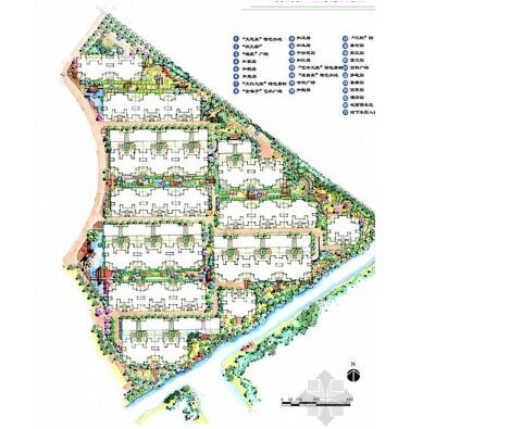 [常州]中式现代居住区景观概念设计方案-1