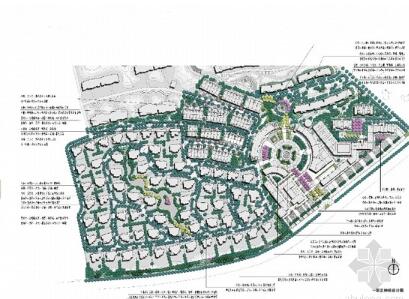 [内蒙古]西班牙文化主题综合型住宅区花园景观规划设计-1