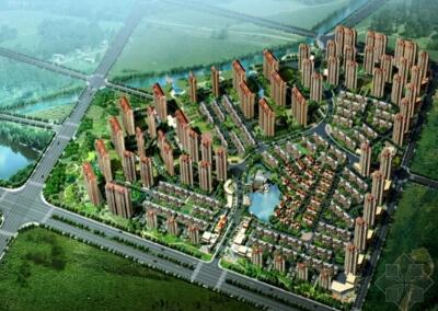 [辽宁]都市休闲主义滨水小区景观规划设计方案-1