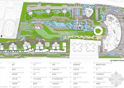 [上海]商住两用居住区综合体景观概念设计方案-1