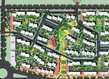 [新疆]商住两用居住区综合体景观规划设计方案-1