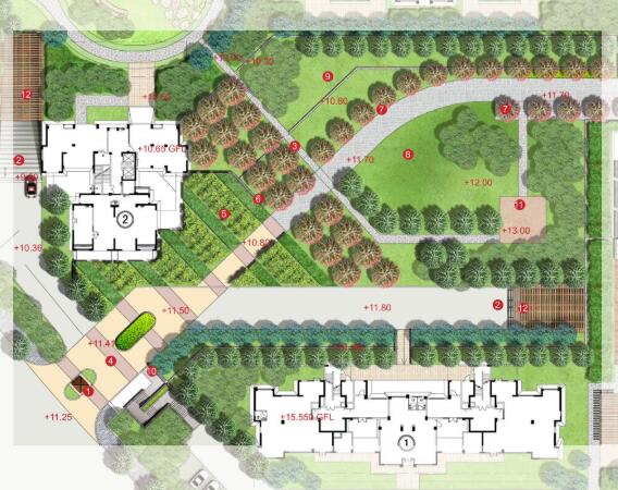 [福建]福州某居住区景观设计方案文本（PDF+58页）-1