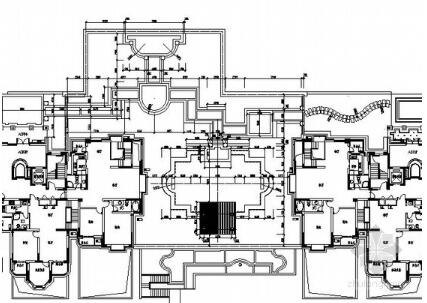 居住区会所屋顶花园景观工程施工图-1