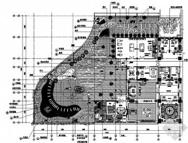 办公楼屋顶花园园林景观工程施工图-1