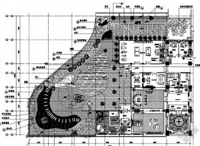 [重庆]集团公司屋顶花园园林景观工程施工图-1