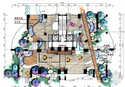 [杭州]高档社区架空层景观设计方案-1
