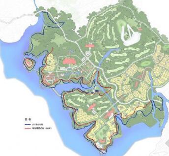莱芜雪野湖度假村概念性规划方案全套图-1