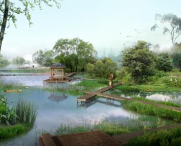 [湖南]田园风情生态湿地休闲旅游区景观规划设计方案-1