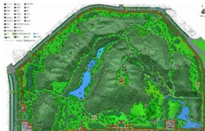深圳莲花山公园总体规划设计方案-1