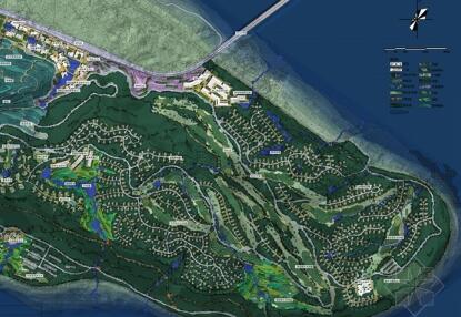 [重庆]高尔夫别墅区生态郊野公园概念规划方案-1