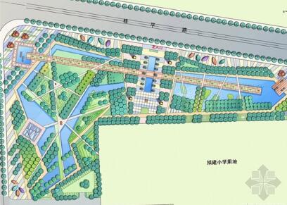 [广东]城市文化现代公园景观设计方案-1