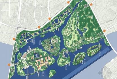 [厦门]海湾绿岛园会展区总体景观规划设计-1