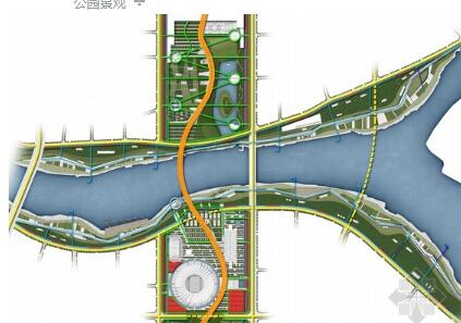 [佛山]中央公园与滨河公园规划设计方案（附演示动画）-1