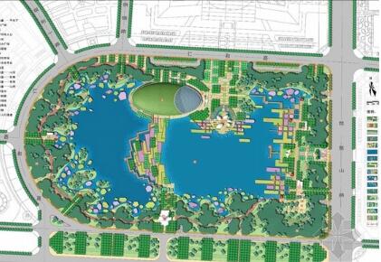 [山东]城市起步区中央公园、道路、水系景观设计方案（国...-1