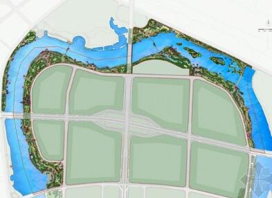 [广东]多功能综合滨水休闲公园景观设计方案-1