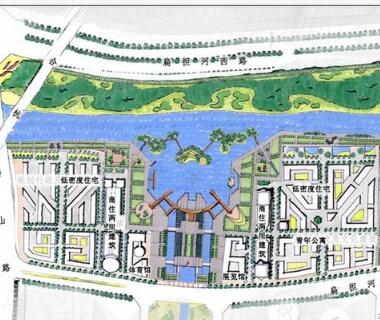 安徽河岸景观设计方案-1