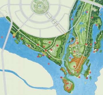 [山东]滨水城市生态区景观规划设计-1