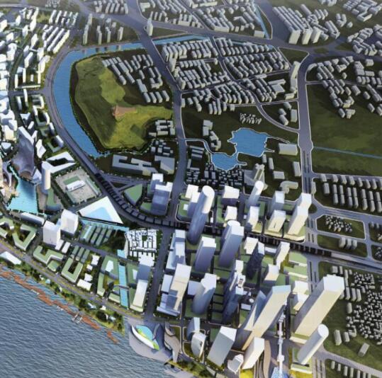 [江苏]滨江项目城市设计概念方案国际征集作品-1