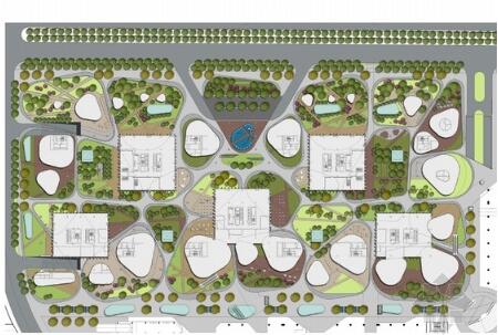 [南京]综合商业社区景观规划设计方案（著名建筑公司）-1