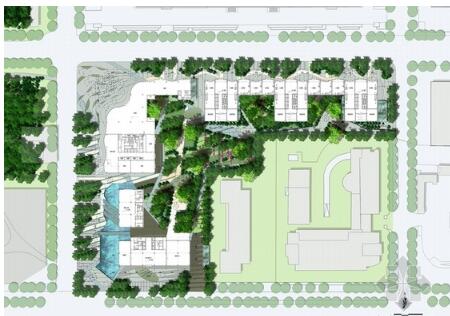 [北京]高端地标商务区景观规划设计方案-1