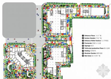 城市商业区景观规划设计方案-1