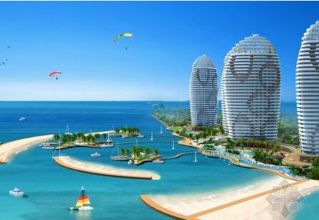 [海南]阳光城市滨海商务区景观规划设计方案-1