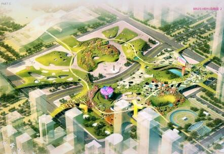 [深圳]活力都市商业中心景观规划设计方案-1