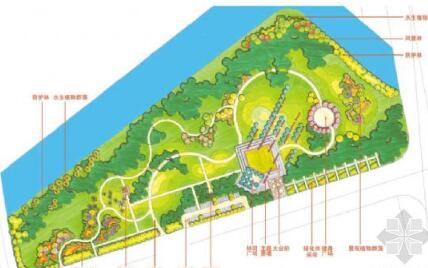 广东广州某开发区景观设计方案-1