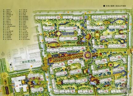南京某小区景观设计平面图-1